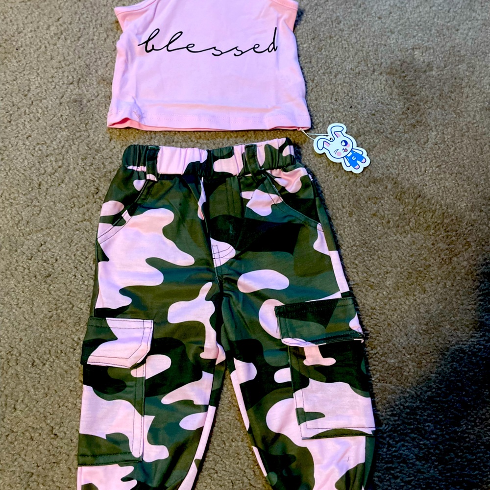 Kid two piece short set